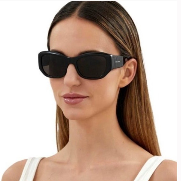 NEW, SAINT LAURENT SL 498 001 SUNGLASSES, AUTHENTIC - Picture 9 of 16